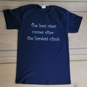 Graphic T-shirt, Adult Unisex T-shirt, Navy Blue T-shirt, Sizes  L